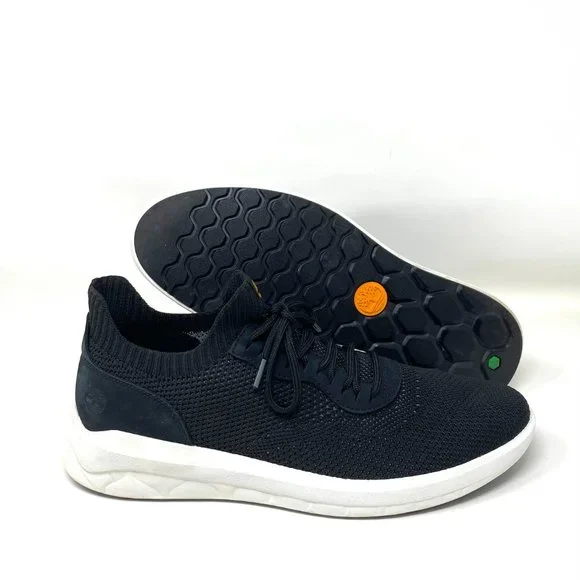 TIMBERLAND MEN Size A2MP7 015 BRADSTREET ULTRA OXFORD BLACK KNIT Sneakers Soft - Picture 3 of 9